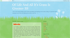 Desktop Screenshot of grass-is-greener-bs.blogspot.com