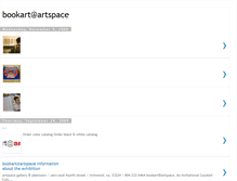 Tablet Screenshot of bookartatartspace.blogspot.com