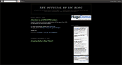 Desktop Screenshot of iscfamily.blogspot.com
