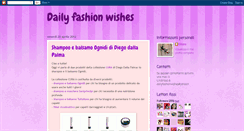 Desktop Screenshot of dailyfashionwishes.blogspot.com