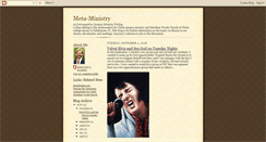 Desktop Screenshot of metaministry.blogspot.com