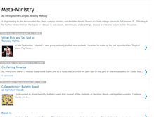 Tablet Screenshot of metaministry.blogspot.com