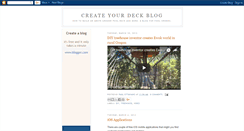 Desktop Screenshot of createyourdeck.blogspot.com