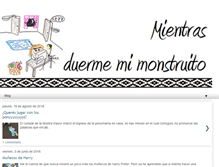 Tablet Screenshot of mientrasduermemimonstruito.blogspot.com