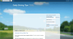 Desktop Screenshot of dailydrivingtips.blogspot.com