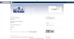 Desktop Screenshot of mindthebridge.blogspot.com