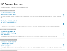 Tablet Screenshot of ibcbremensermons.blogspot.com