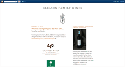 Desktop Screenshot of gleasonwines.blogspot.com