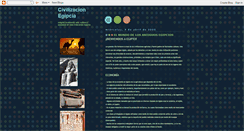 Desktop Screenshot of civilizacionegipto.blogspot.com