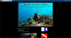 Desktop Screenshot of diveeasttimor.blogspot.com