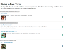 Tablet Screenshot of diveeasttimor.blogspot.com