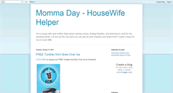 Desktop Screenshot of mommaday-housewifehelper.blogspot.com