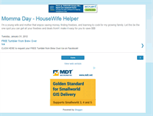 Tablet Screenshot of mommaday-housewifehelper.blogspot.com