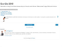 Tablet Screenshot of eco-glo-2010.blogspot.com