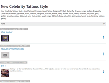 Tablet Screenshot of newcelebritytattoosstyle.blogspot.com