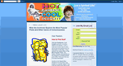 Desktop Screenshot of hotflashbackscoolinsights.blogspot.com