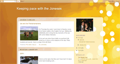 Desktop Screenshot of keepingpacewiththejoneses.blogspot.com