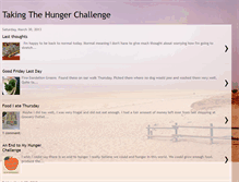 Tablet Screenshot of joey-takingthehungerchallenge.blogspot.com