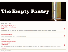 Tablet Screenshot of emptypantry.blogspot.com