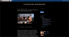 Desktop Screenshot of cuckolddominatrix.blogspot.com