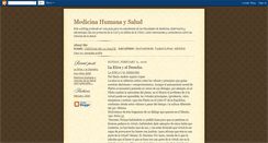 Desktop Screenshot of medicinahumanaysalud.blogspot.com