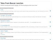 Tablet Screenshot of boxcatjunction.blogspot.com