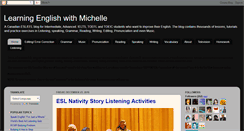 Desktop Screenshot of learningenglishwithmichelle.blogspot.com