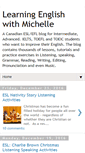 Mobile Screenshot of learningenglishwithmichelle.blogspot.com