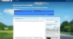 Desktop Screenshot of banyumas-asli.blogspot.com