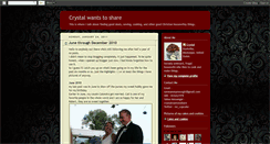 Desktop Screenshot of crystalwantstoshare.blogspot.com