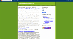 Desktop Screenshot of bosques-patagonicos.blogspot.com