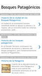 Mobile Screenshot of bosques-patagonicos.blogspot.com