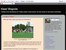 Tablet Screenshot of klaasblognote.blogspot.com