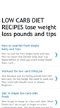 Mobile Screenshot of howtocooklowcarbrecipes.blogspot.com