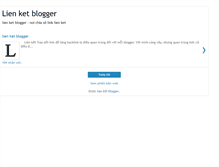 Tablet Screenshot of lienketblogger.blogspot.com