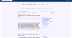 Desktop Screenshot of homeschoolingphysicist.blogspot.com