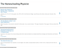 Tablet Screenshot of homeschoolingphysicist.blogspot.com