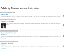 Tablet Screenshot of misscelebrityfitness.blogspot.com