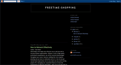 Desktop Screenshot of freetime-shopping.blogspot.com