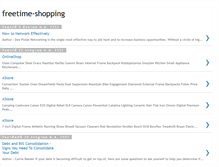 Tablet Screenshot of freetime-shopping.blogspot.com