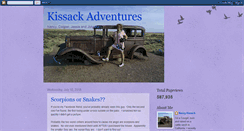 Desktop Screenshot of kissackadventures.blogspot.com