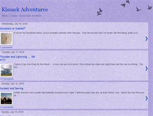 Tablet Screenshot of kissackadventures.blogspot.com