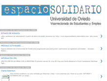 Tablet Screenshot of espaciosolidariouniovi.blogspot.com