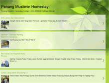 Tablet Screenshot of homestaymusliminpenang.blogspot.com