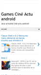 Mobile Screenshot of games-cine.blogspot.com