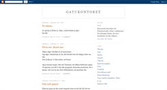 Desktop Screenshot of gatukontoret.blogspot.com