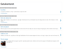 Tablet Screenshot of gatukontoret.blogspot.com