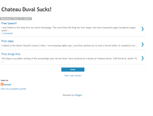 Tablet Screenshot of chateauduval.blogspot.com
