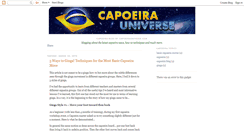 Desktop Screenshot of capoeira-universe.blogspot.com