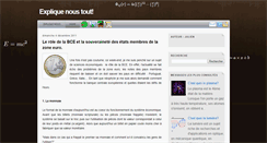 Desktop Screenshot of expliquenoustout.blogspot.com